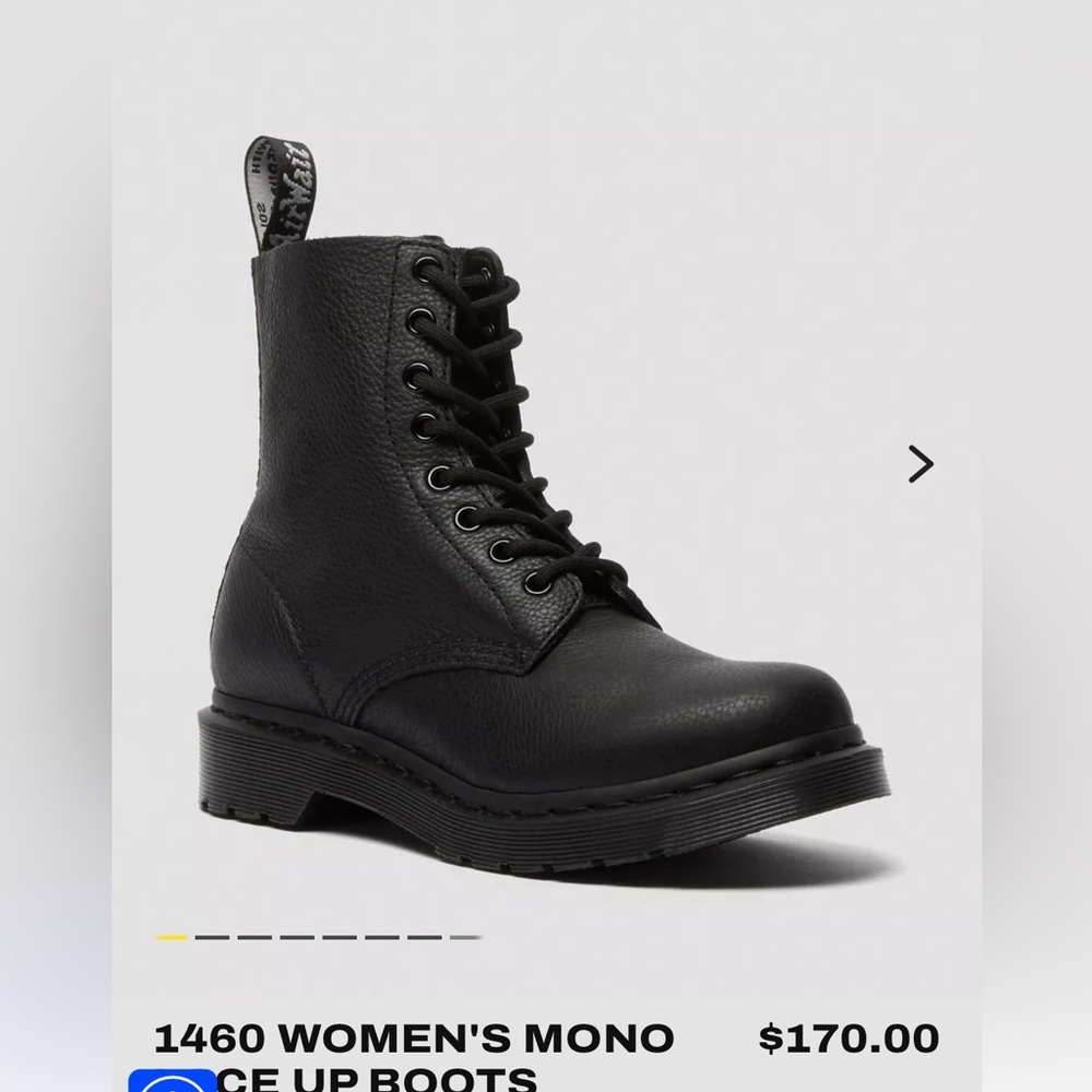 1460 WOMEN'S MONO LACE UP BOOTS